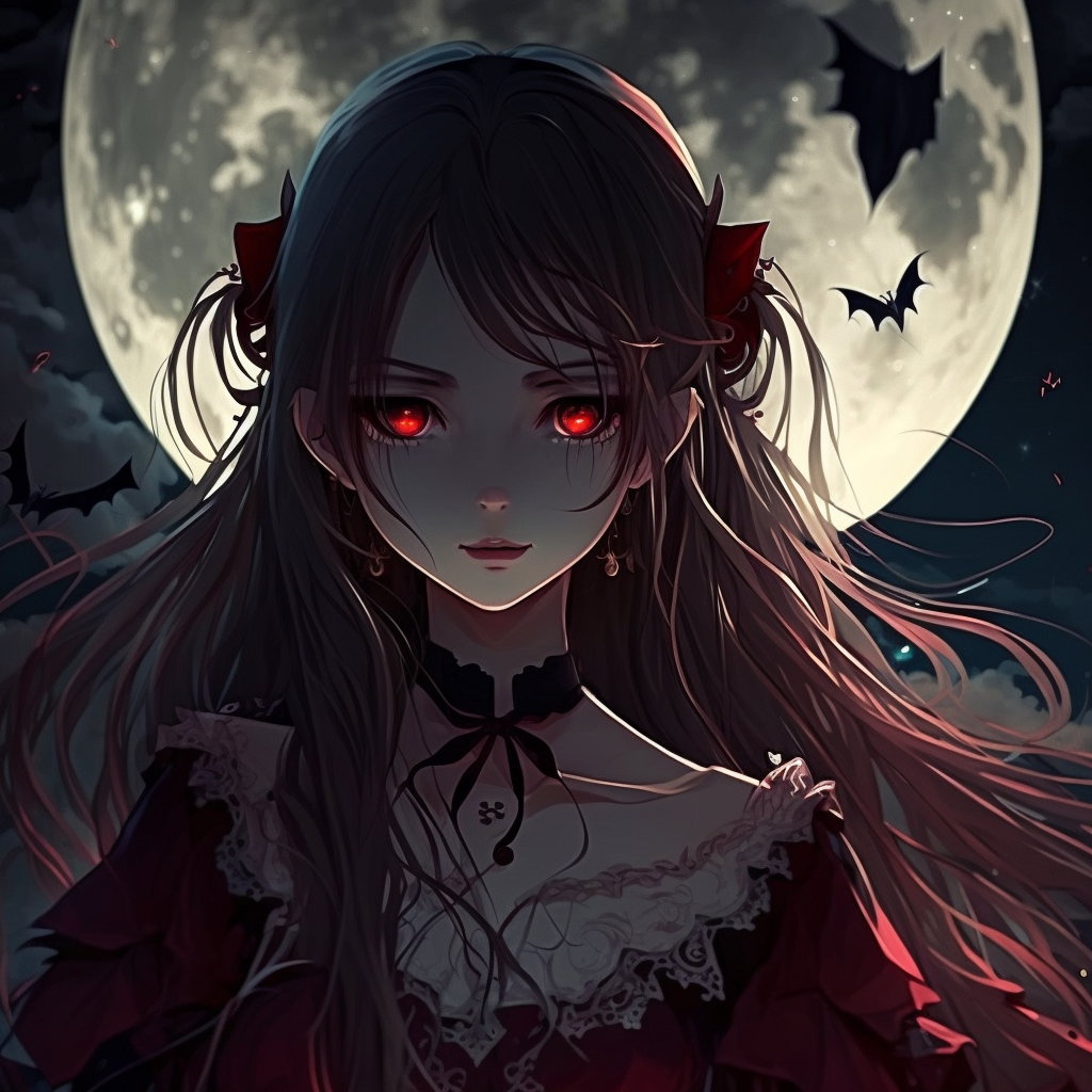 Cover art for Your Girlfriend is a Vampire, a crime scenario on AI Dungeon