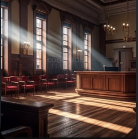 Cover art for My Cousin Is A Lawyer!, a lawyer scenario on AI Dungeon