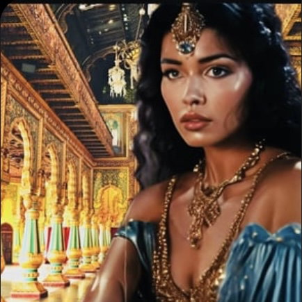 Cover art for Princess of the Golden Kingdom , a gold scenario on AI Dungeon
