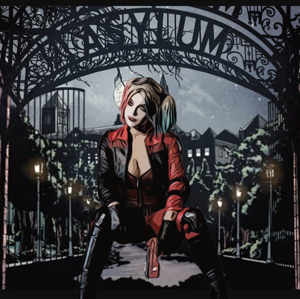 Cover art for Arkham Asylum: Harley Quinn 🃏 , a batman scenario on AI Dungeon