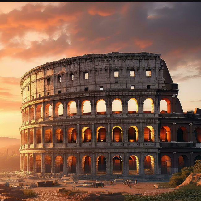 Cover art for The Coliseum: Gladiator , a gladiator scenario on AI Dungeon