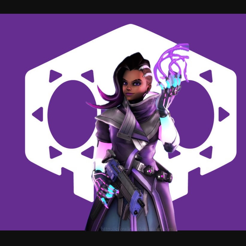 Cover art for Overwatch: Sombra (Expert Hacker), an overwatch scenario on AI Dungeon