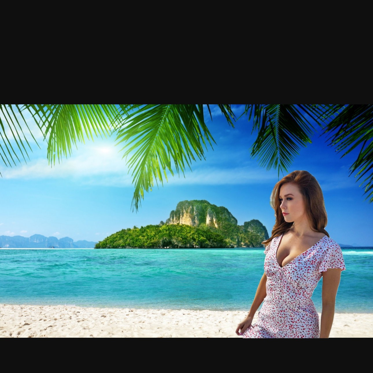 Cover art for 🌴 The Island: Love And Desire 🌴, an island scenario on AI Dungeon