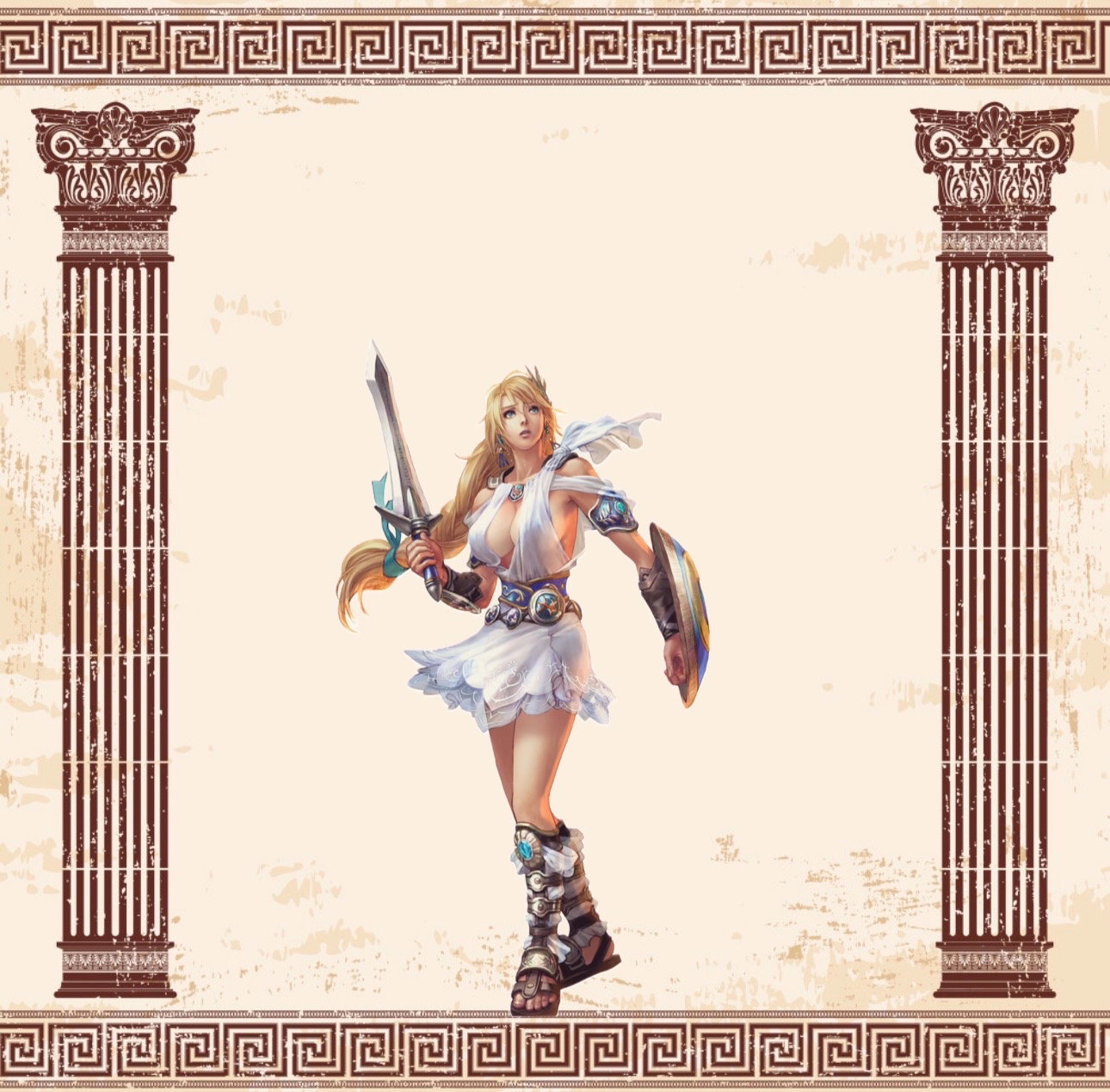 Cover art for Ancient Greece: Sophitia , a nsfw scenario on AI Dungeon