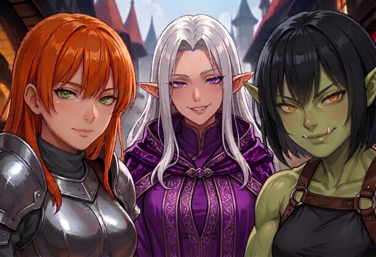 Cover art for A Motherly Party, a fantasy scenario on AI Dungeon