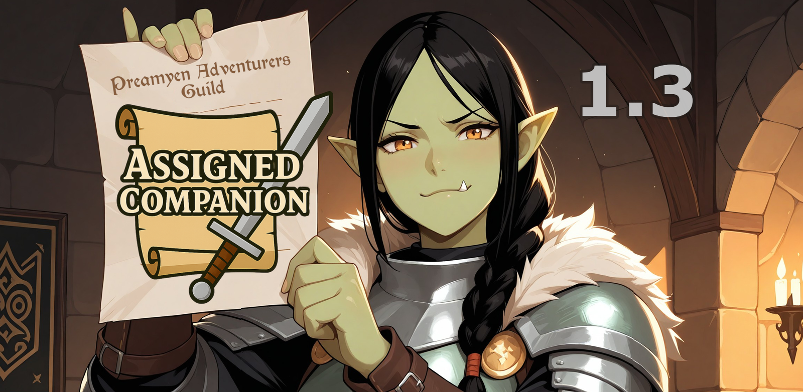 Cover art for Assigned Companion āļø, a fantasy scenario on AI Dungeon