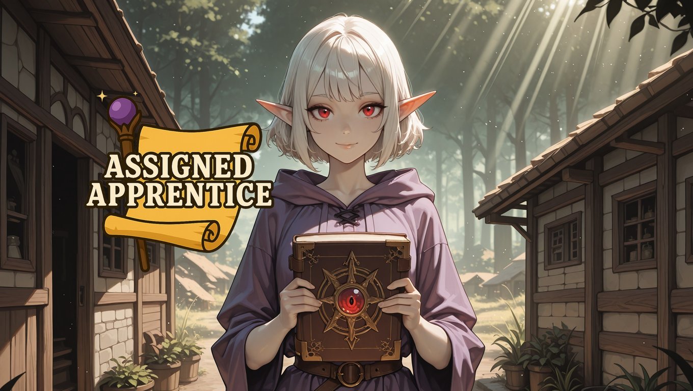 Cover art for Assigned Apprentice 🪄 , a fantasy scenario on AI Dungeon