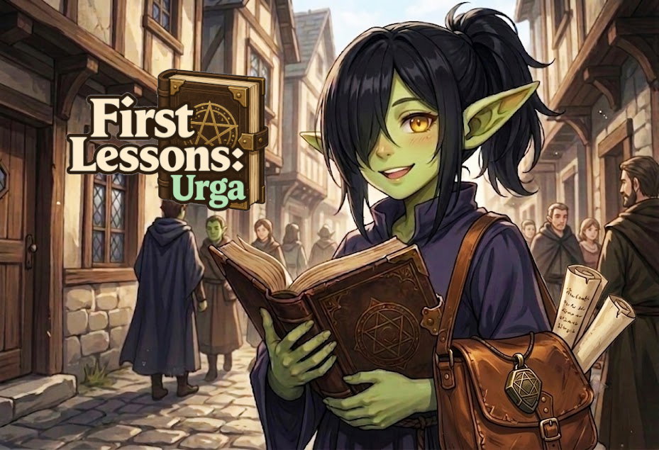 Cover art for First Lessons: Urga, a fantasy scenario on AI Dungeon