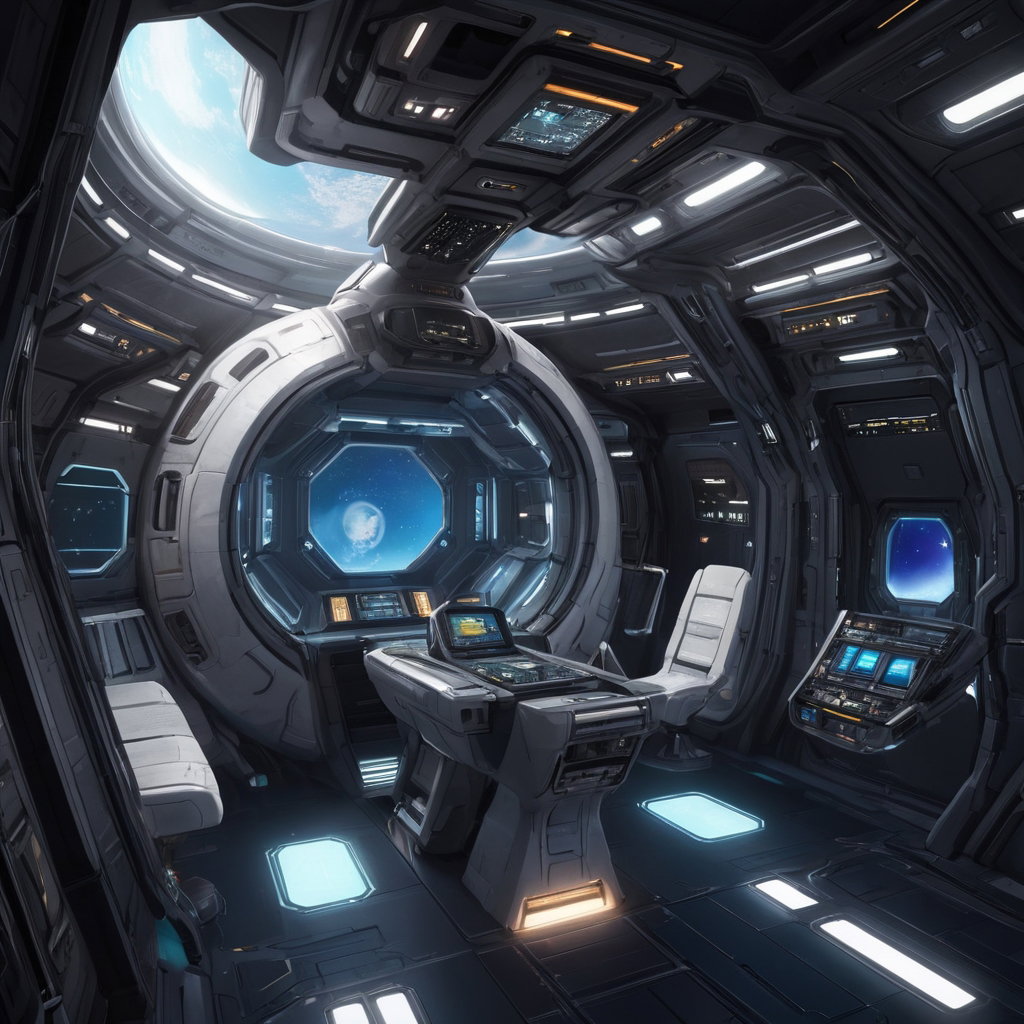Cover art for Suspicious Starship Passenger, a space fantasy scenario on AI Dungeon