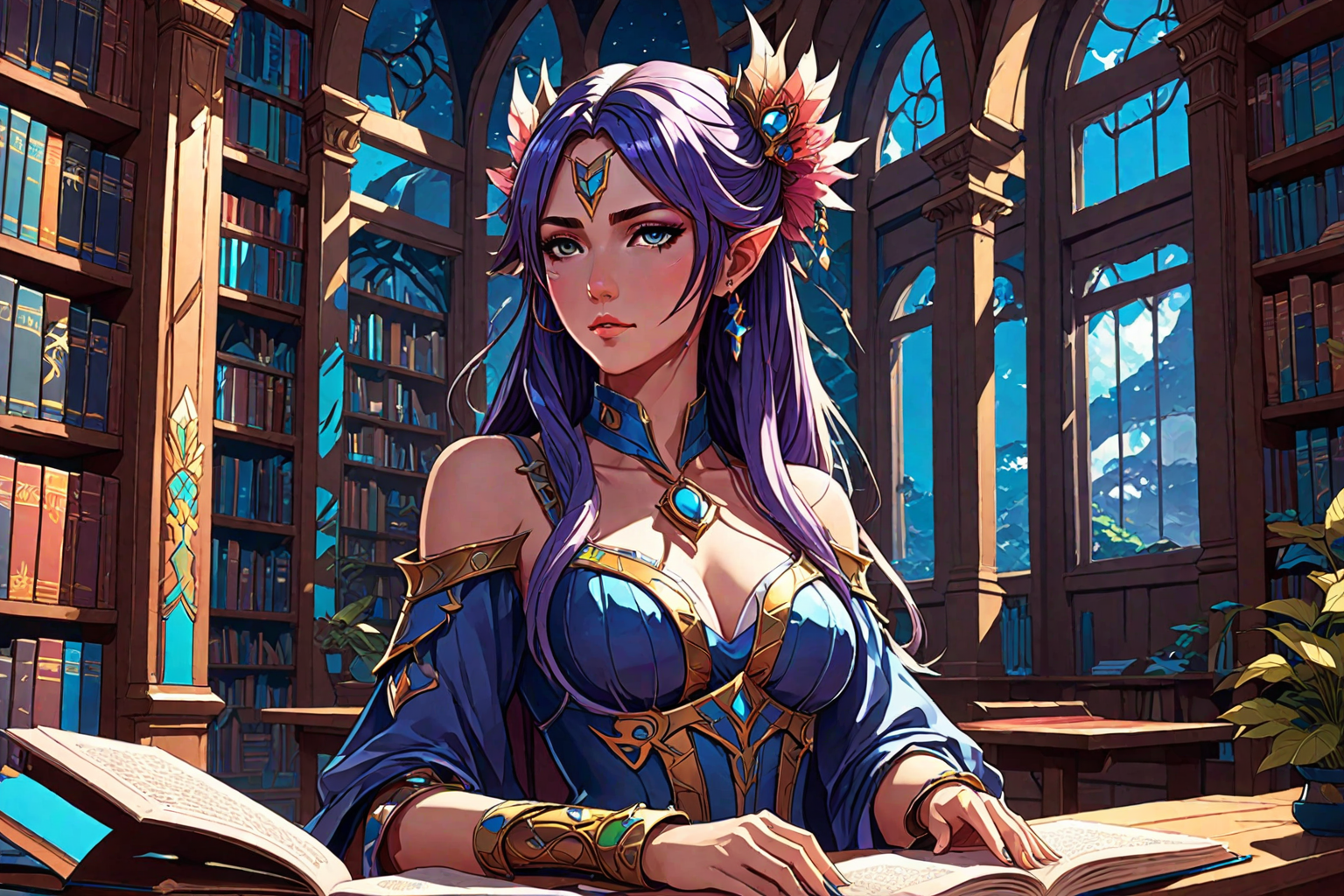 Cover art for Enchanter Romance (Update), a romance scenario on AI Dungeon