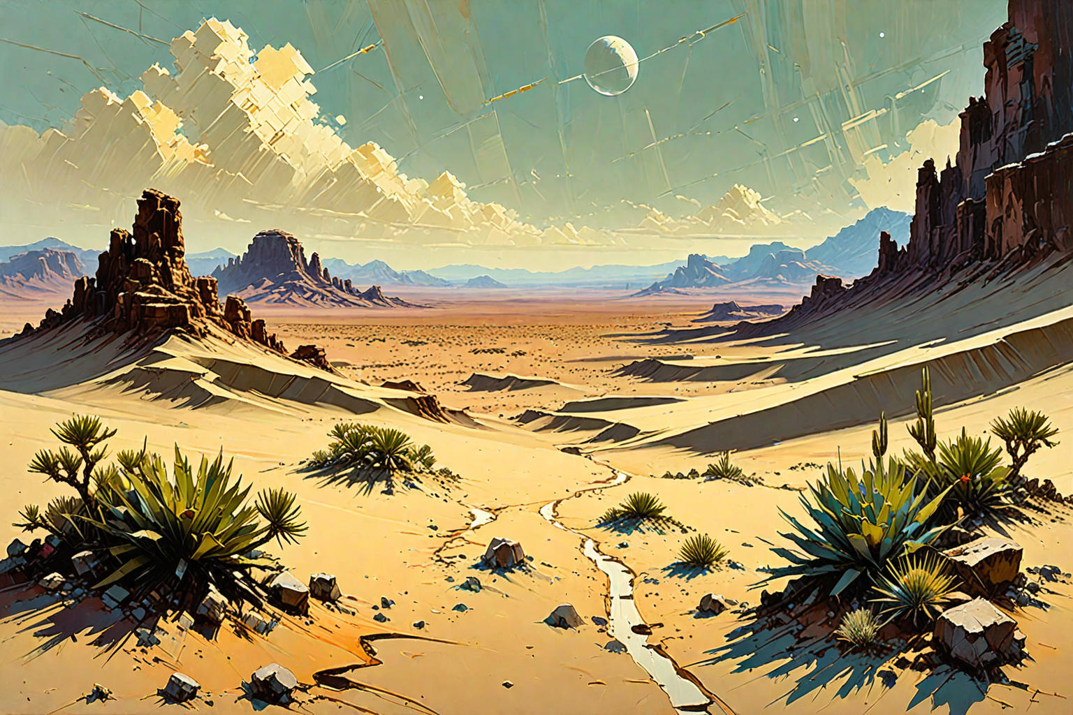 Cover art for The Netheron Outback, a fantasy scenario on AI Dungeon