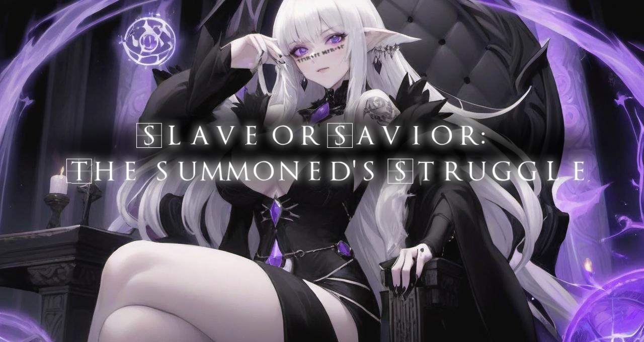Cover art for Slave or Savior: The Summoned's Struggle, a slave scenario on AI Dungeon