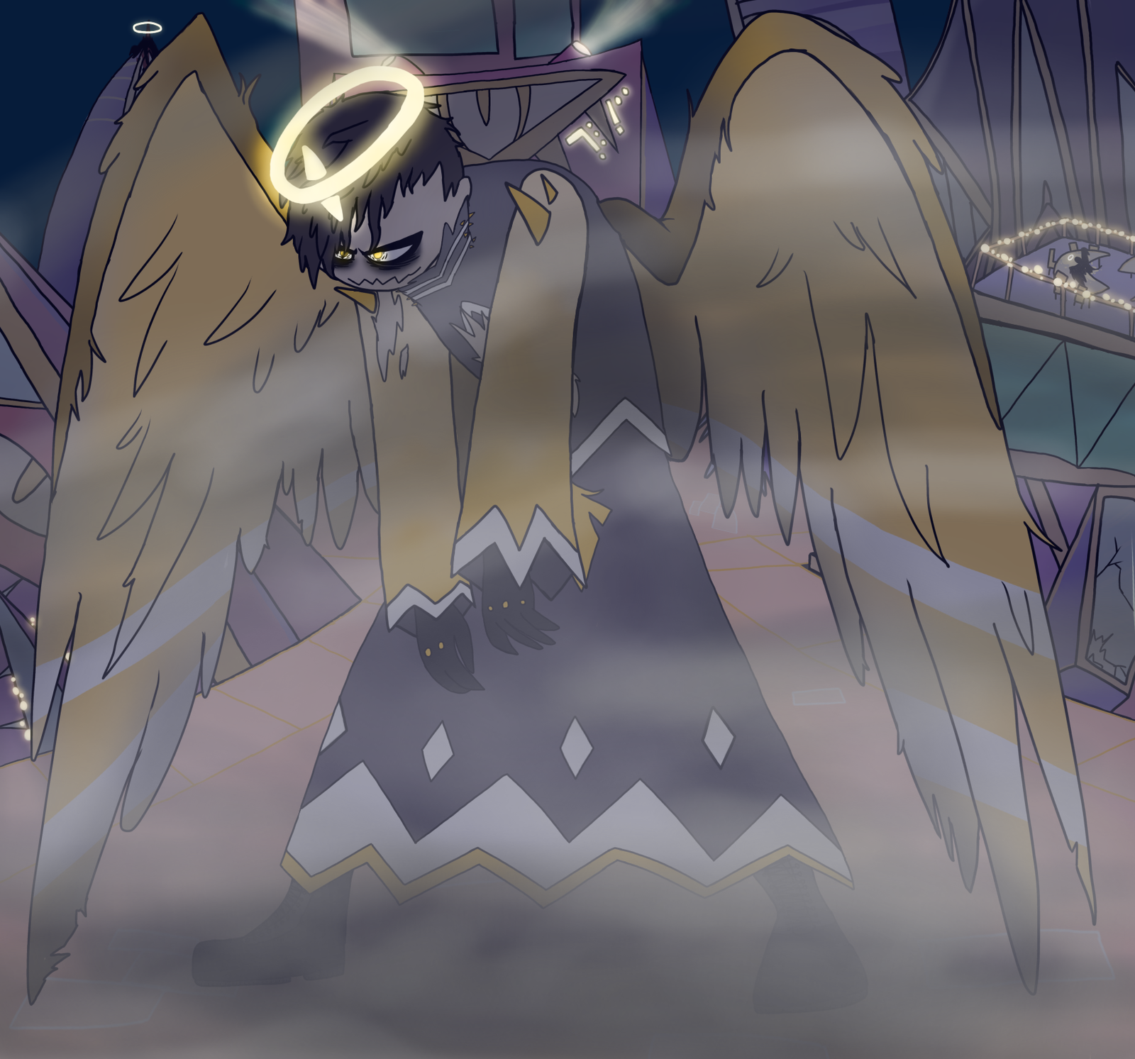 Cover art for Zombie apocalypse X Hazbin Hotel, a hazbin hotel scenario on AI Dungeon