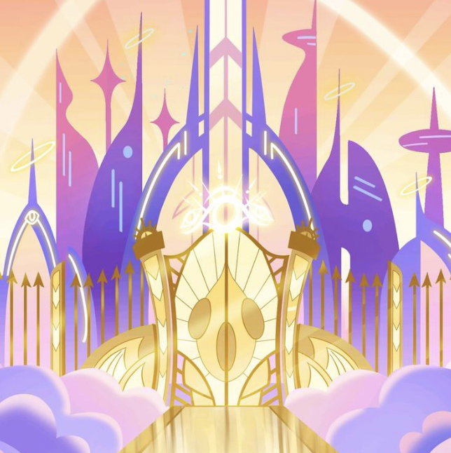 Cover art for Hazbin Hotel: Heaven, a hazbin hotel scenario on AI Dungeon