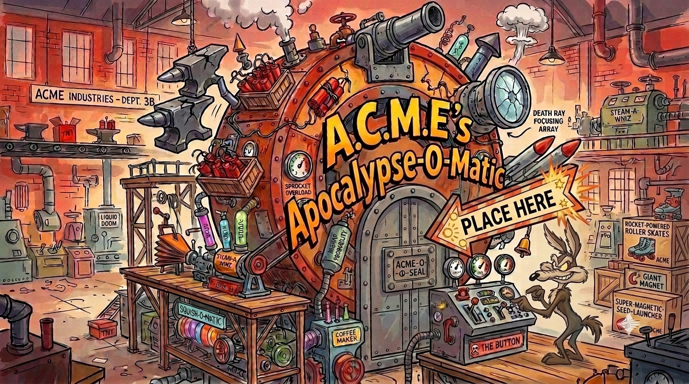 Cover art for A.C.M.E's Apocalypse-O-matic on AI Dungeon