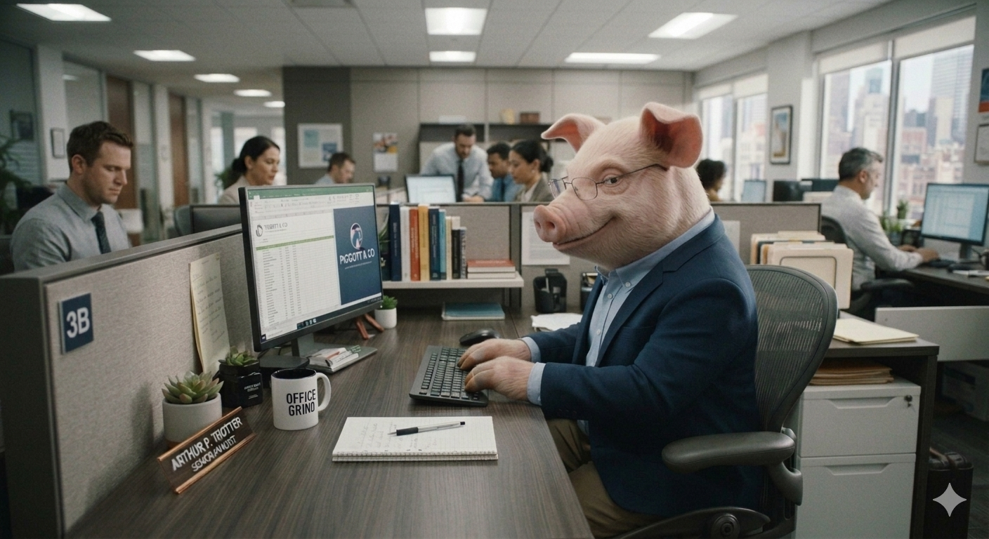Cover art for Your Boss Is A Pig, a pickles scenario on AI Dungeon