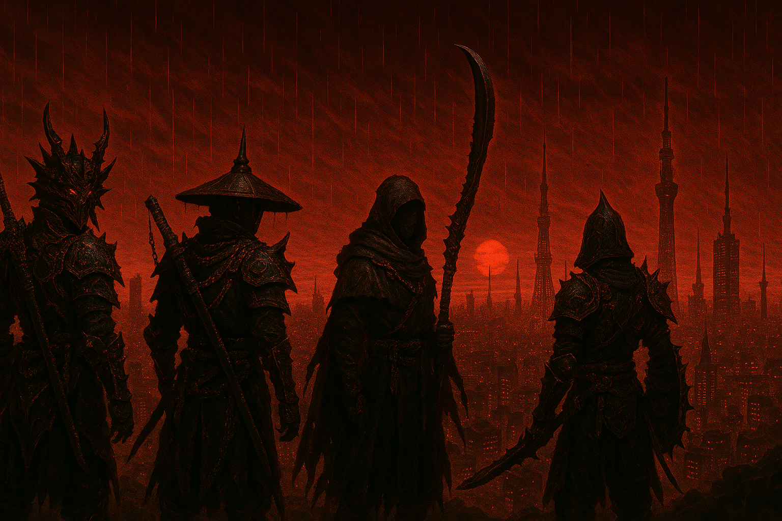 Cover art for Head-Hunters (首狩り者), an action scenario on AI Dungeon