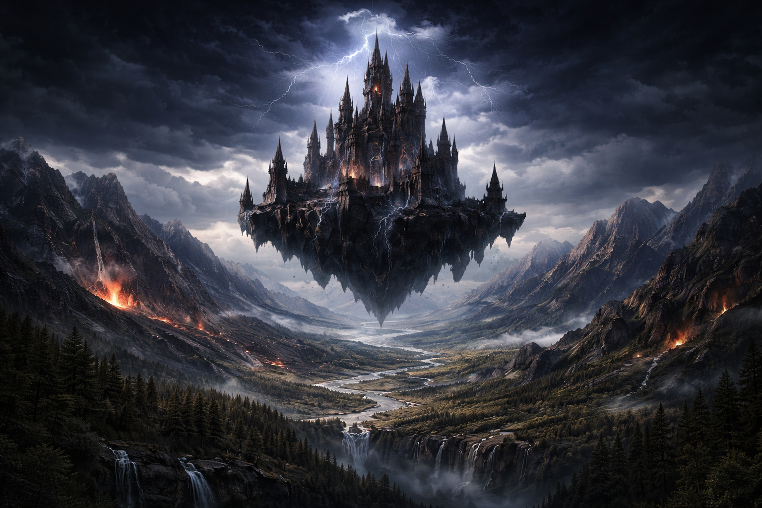 Cover art for Draconic Kingdom, a dragon scenario on AI Dungeon
