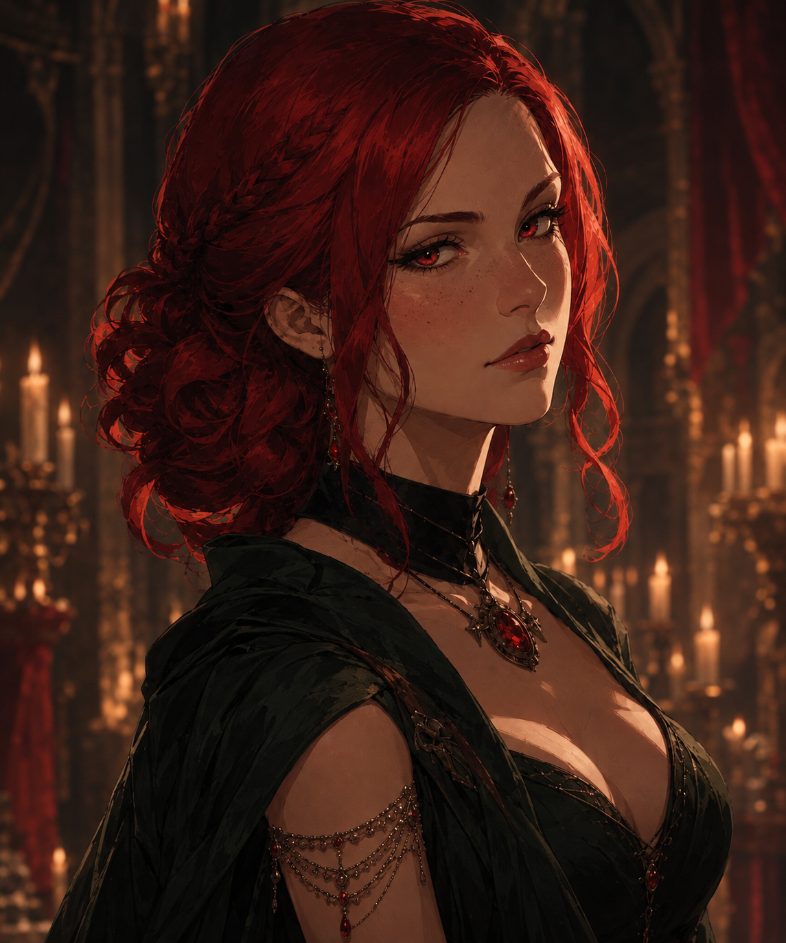 Cover art for Prisoner of a Vampire Coven, a vampire scenario on AI Dungeon