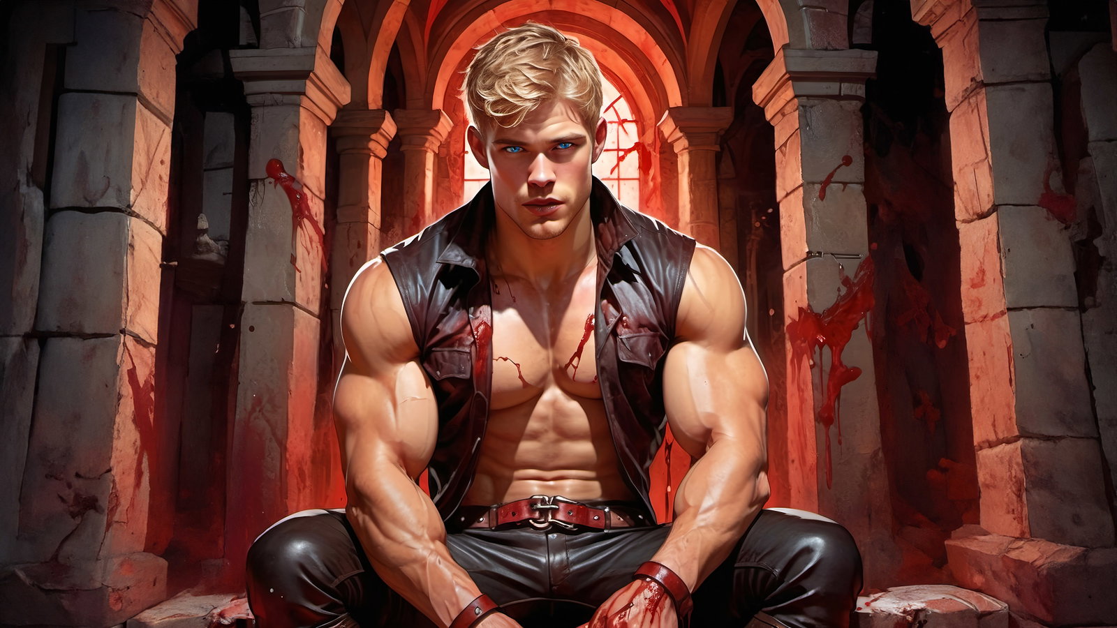 Cover art for Vampire's Familiar, a vampire scenario on AI Dungeon