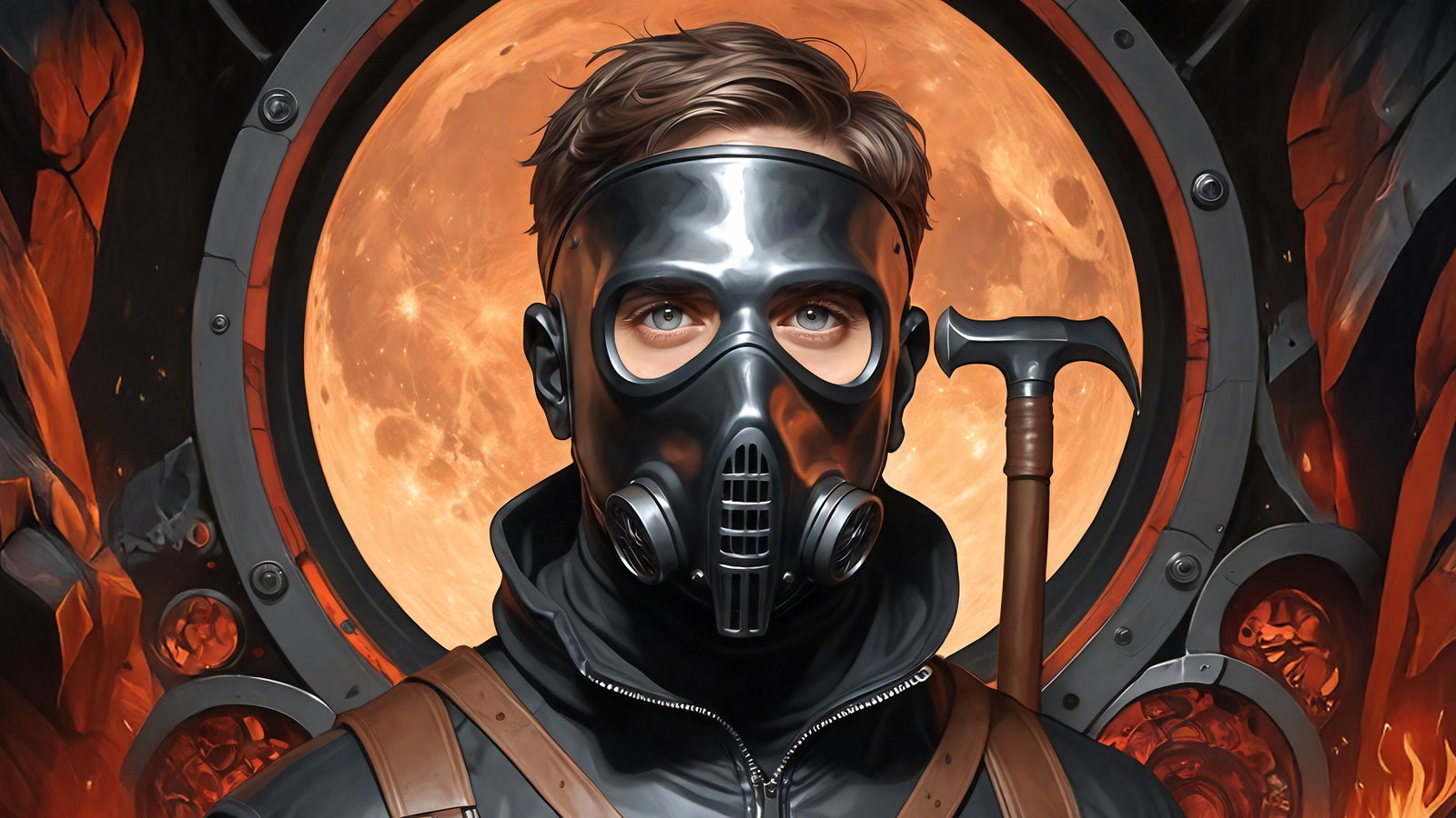 Cover art for Evil Halloween Mask, a horror scenario on AI Dungeon