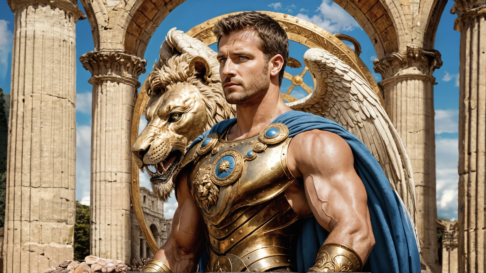 Cover art for Gladiator Griffin Rescue, a gladiator scenario on AI Dungeon