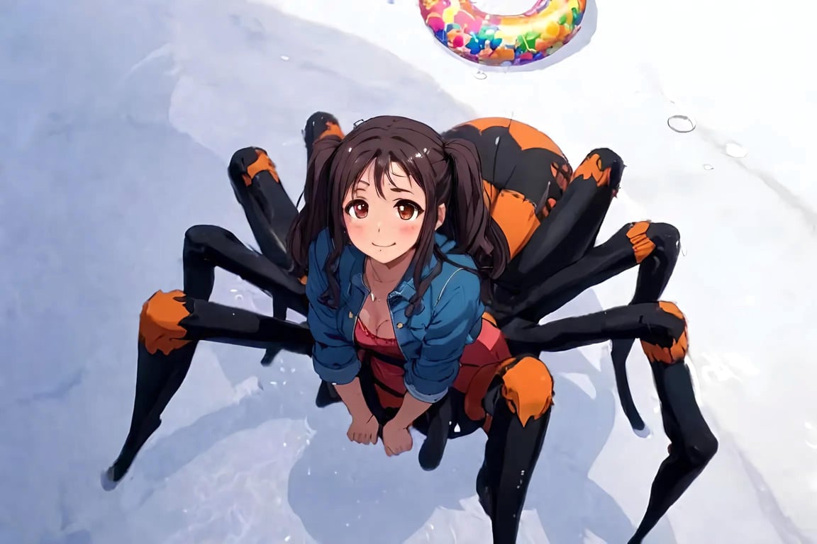 Cover art for Spinnerets & Sweet Talk, an arachne scenario on AI Dungeon