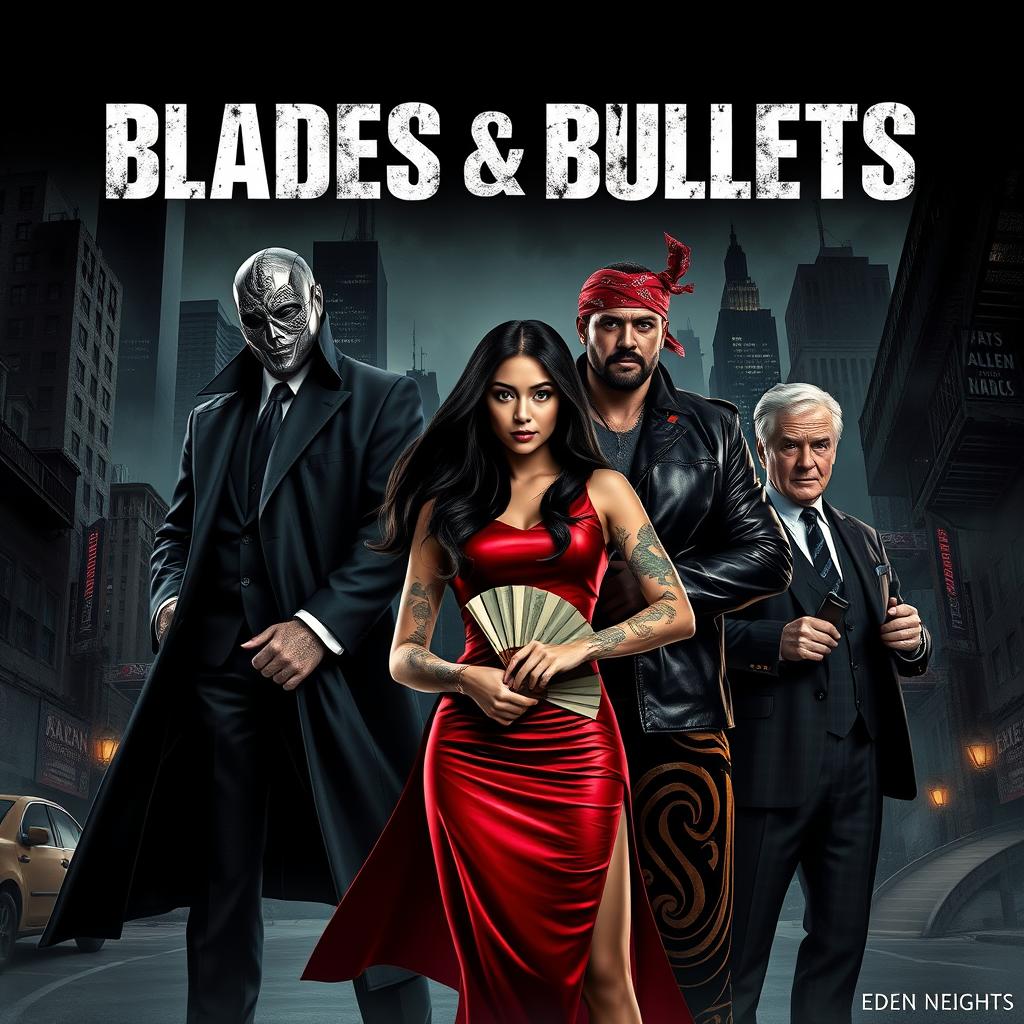Cover art for 🔪 Blades and Bullets V2.1 (⚙️NGO + Auto-Cards Update ❗), a gang scenario on AI Dungeon