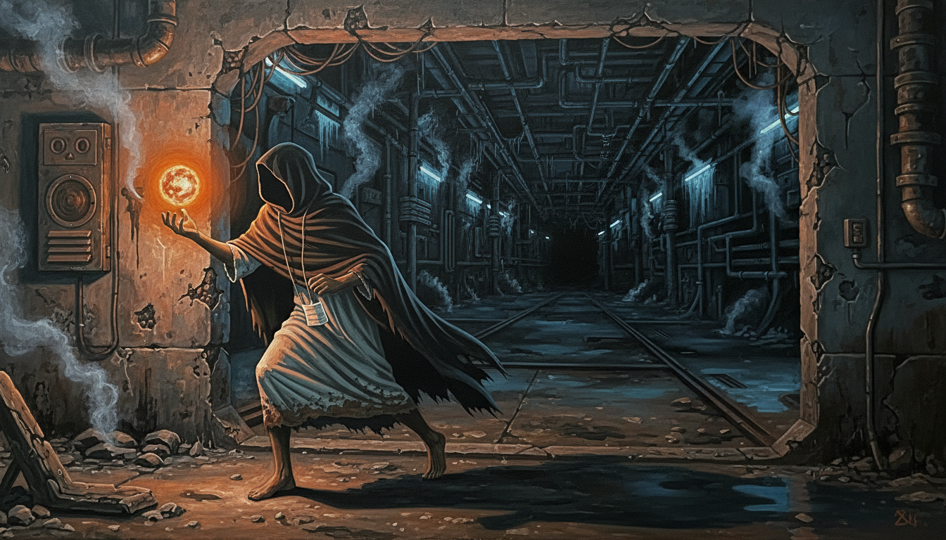 Cover art for Shadowrun - Hide and Seek, a shadowrun scenario on AI Dungeon