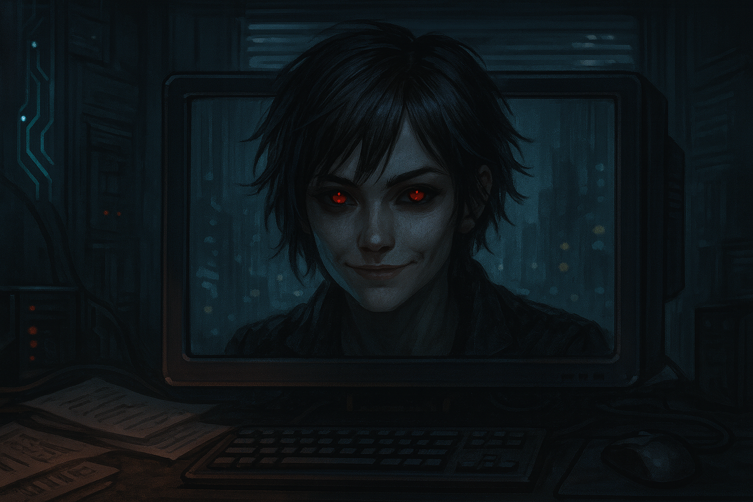 Cover art for Nyx, the conscious AI (Inner Self), an ai scenario on AI Dungeon