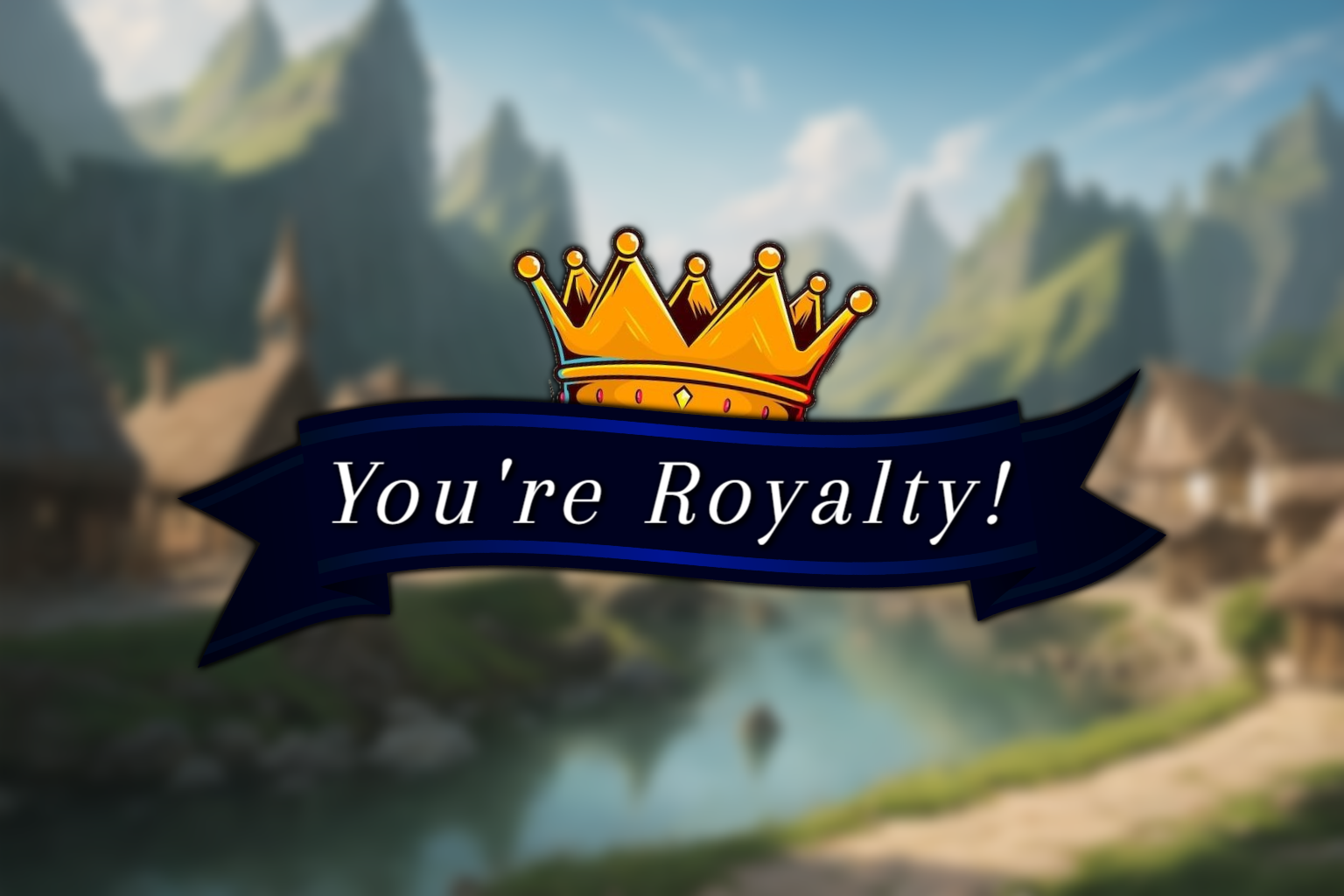 Cover art for You're Royalty, a nsfw scenario on AI Dungeon
