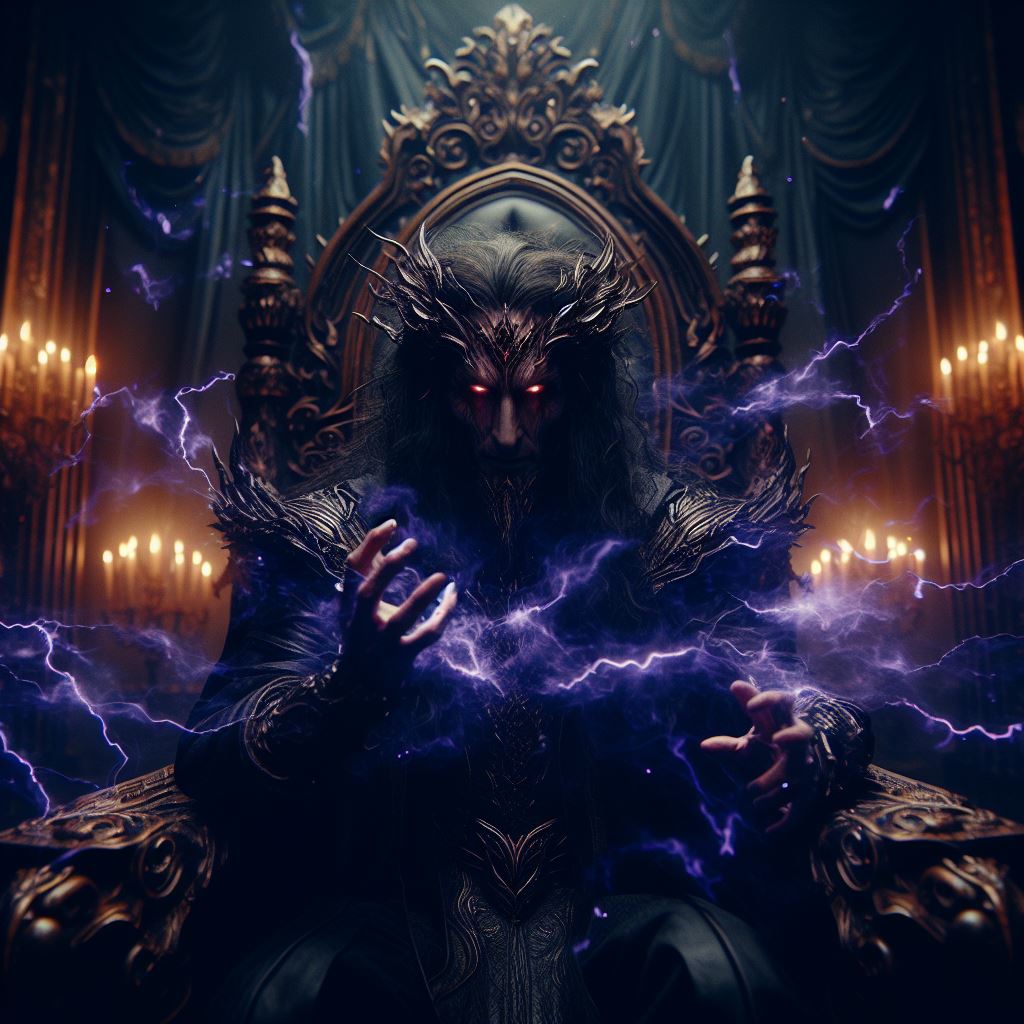 Cover art for You, The Dark Lord, a magic scenario on AI Dungeon