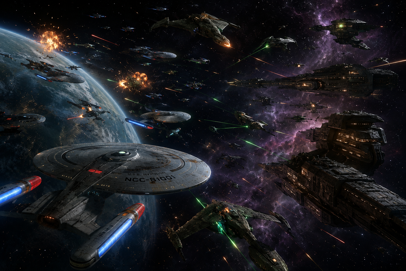 Cover art for Star Trek: The Dominion War, a drama scenario on AI Dungeon