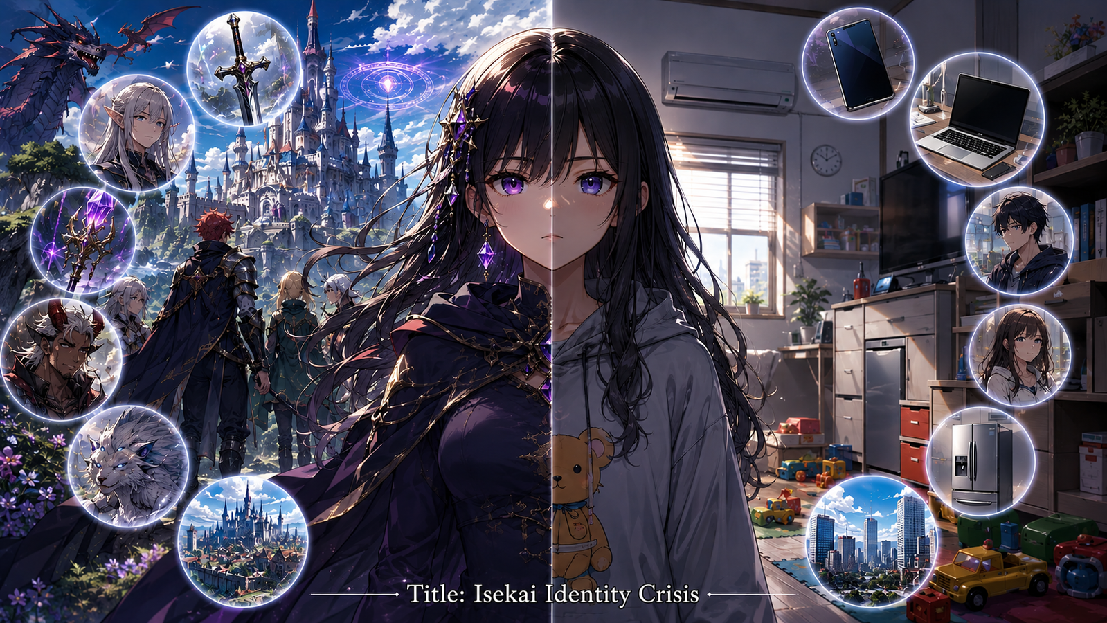 Cover art for Isekai Identity Crisis, a fantasy scenario on AI Dungeon