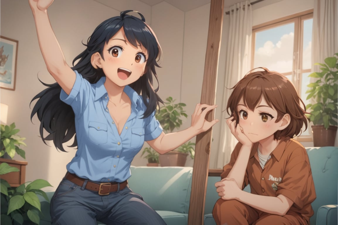 Cover art for Your Parent is an Anime Protagonist?, a life scenario on AI Dungeon