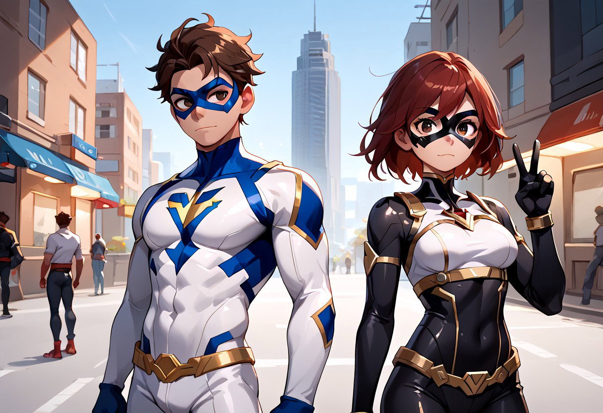 Cover art for Origin Story, a super hero scenario on AI Dungeon