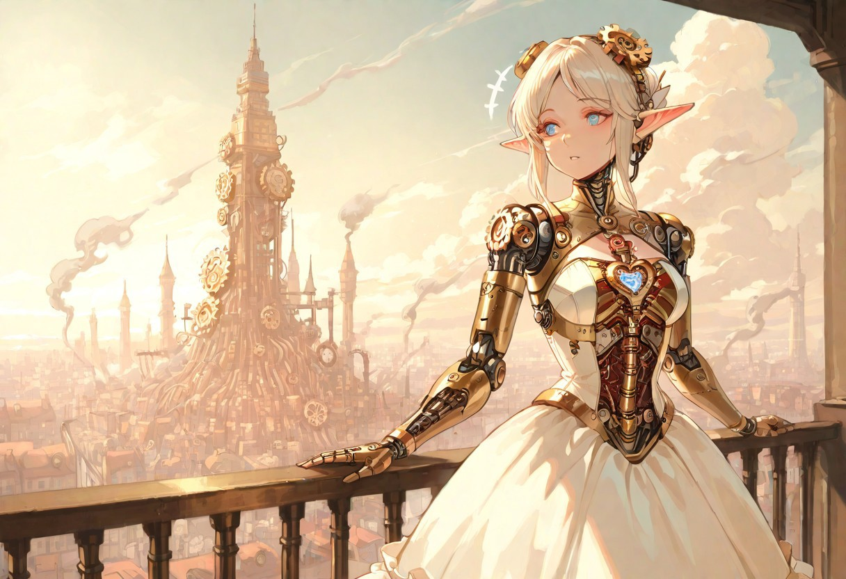 Cover art for Steel Heart, a steampunk scenario on AI Dungeon