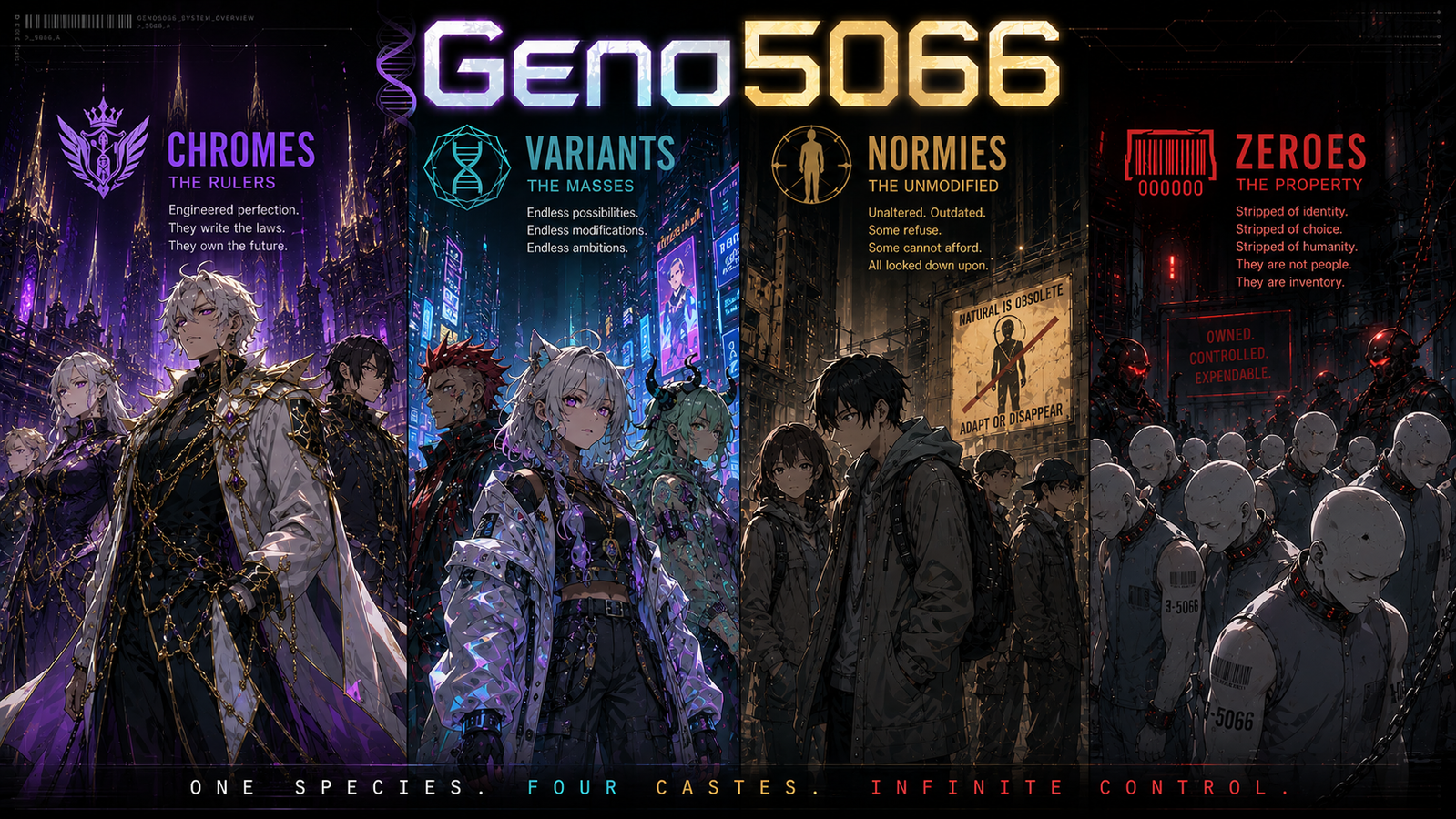 Cover art for Geno5066, a scifi scenario on AI Dungeon
