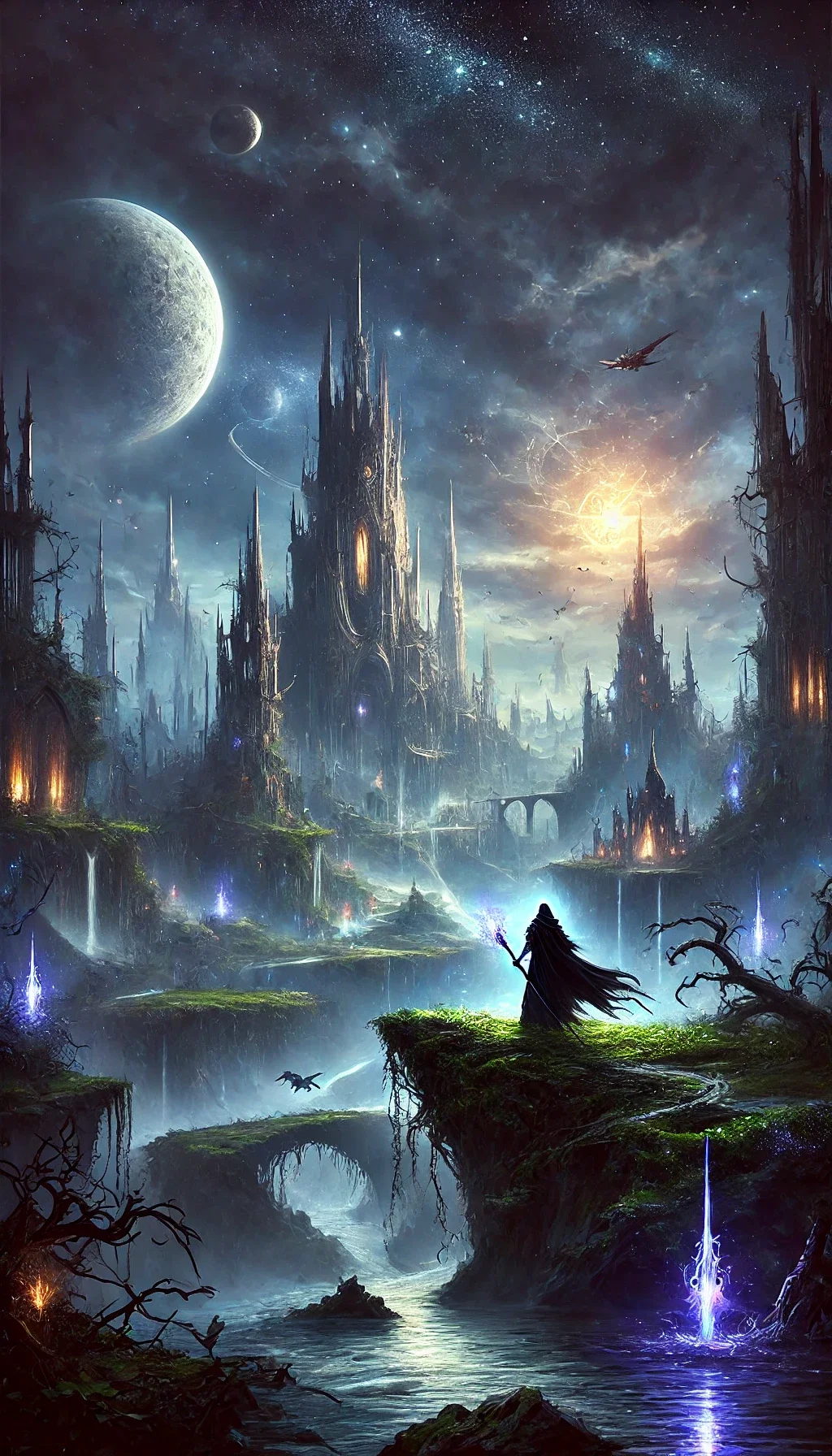Cover art for Against Terraldia's Fall, a magic scenario on AI Dungeon