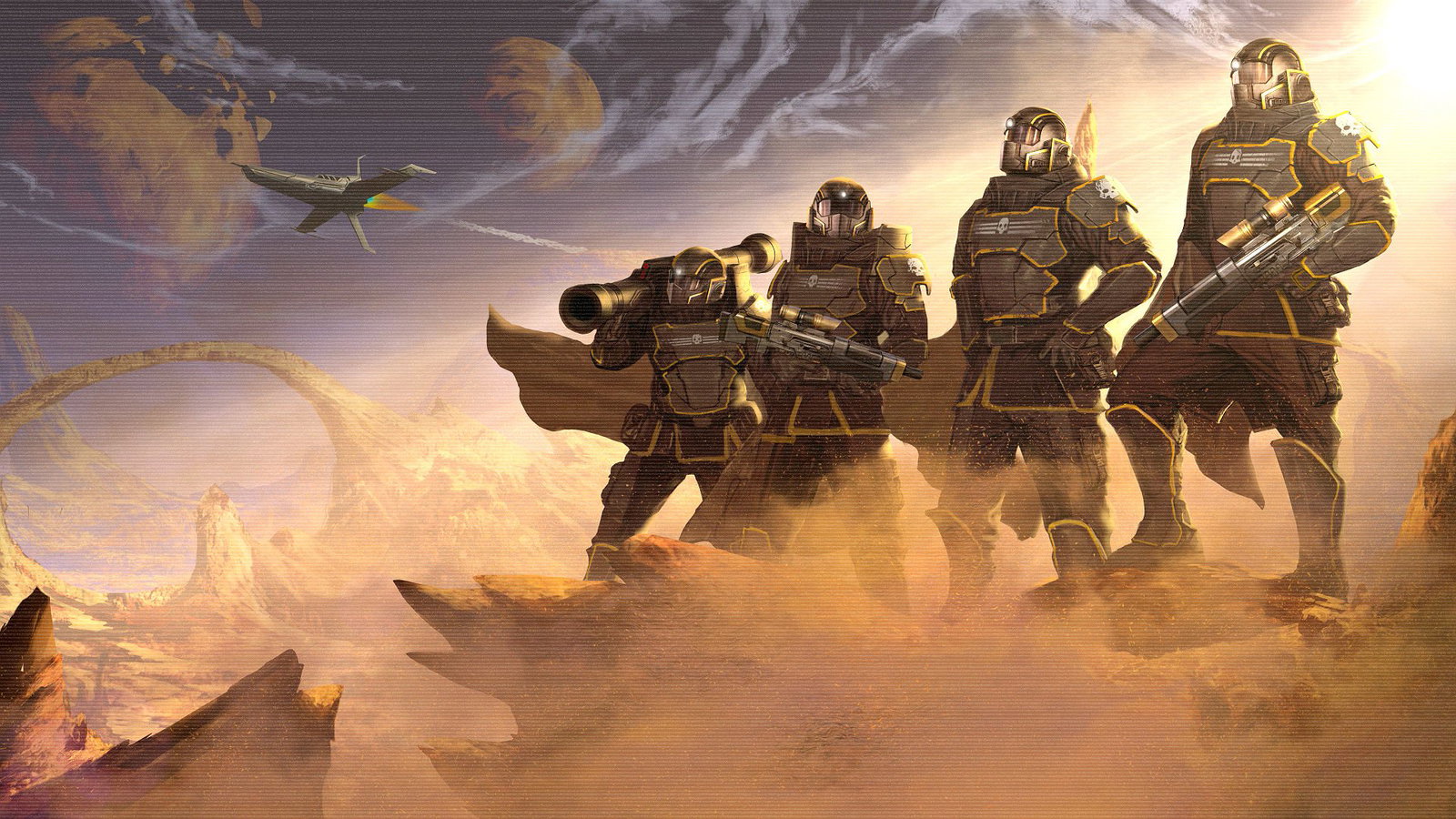 Cover art for Helldivers, a democracy scenario on AI Dungeon