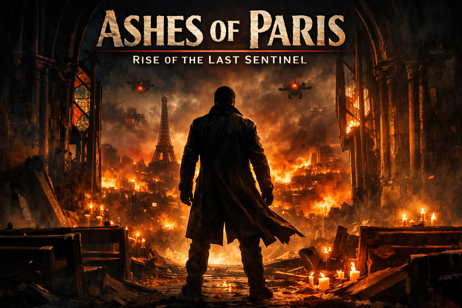 Cover art for Rise of the Last Sentinel, an ashesofparis scenario on AI Dungeon