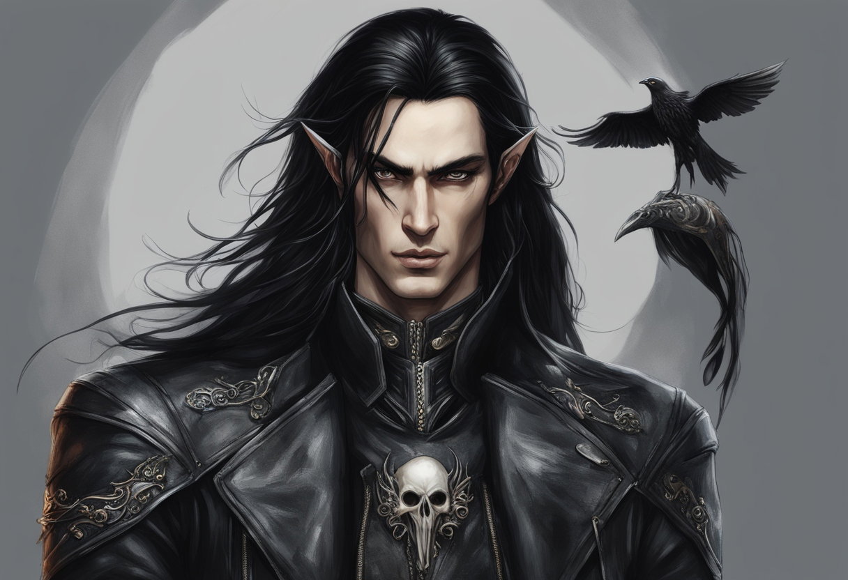 Cover art for The Night Ravens, a fantasy scenario on AI Dungeon