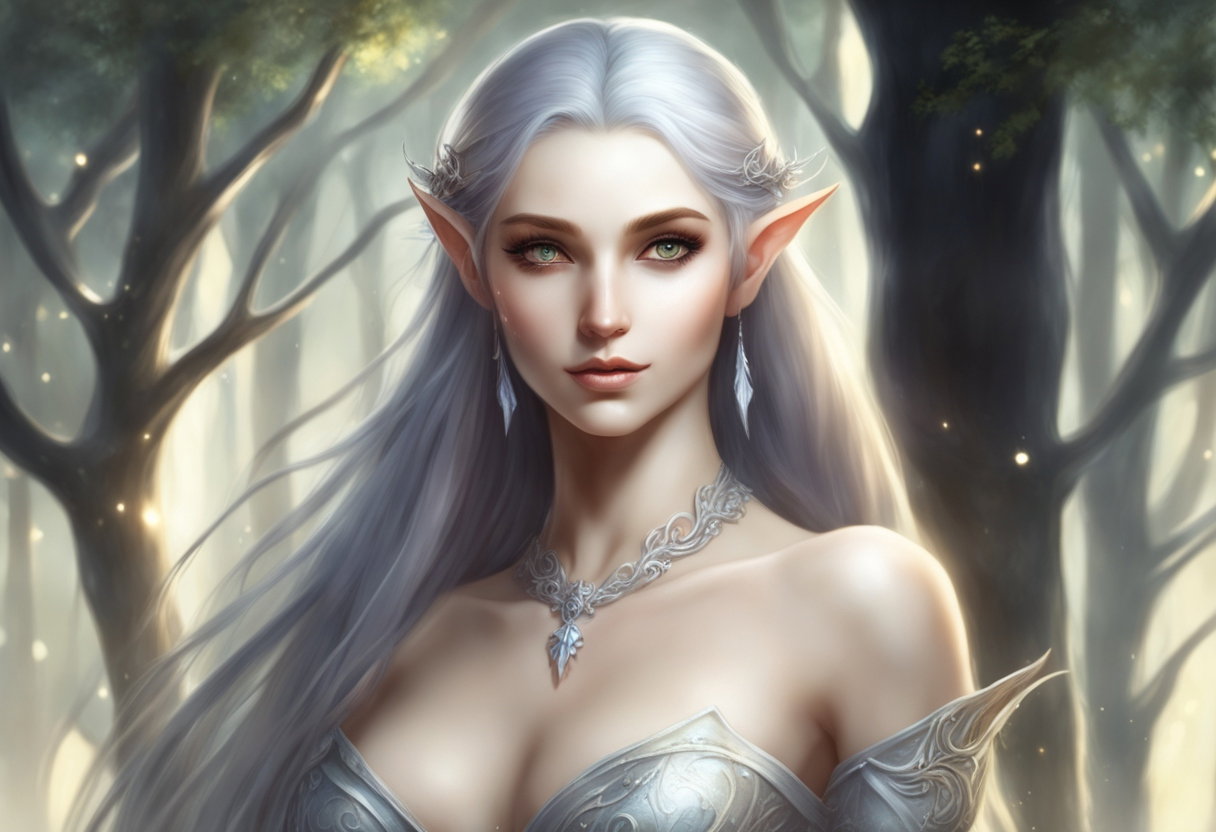 Cover art for Elven Girlfriend (OCD version), an elf scenario on AI Dungeon
