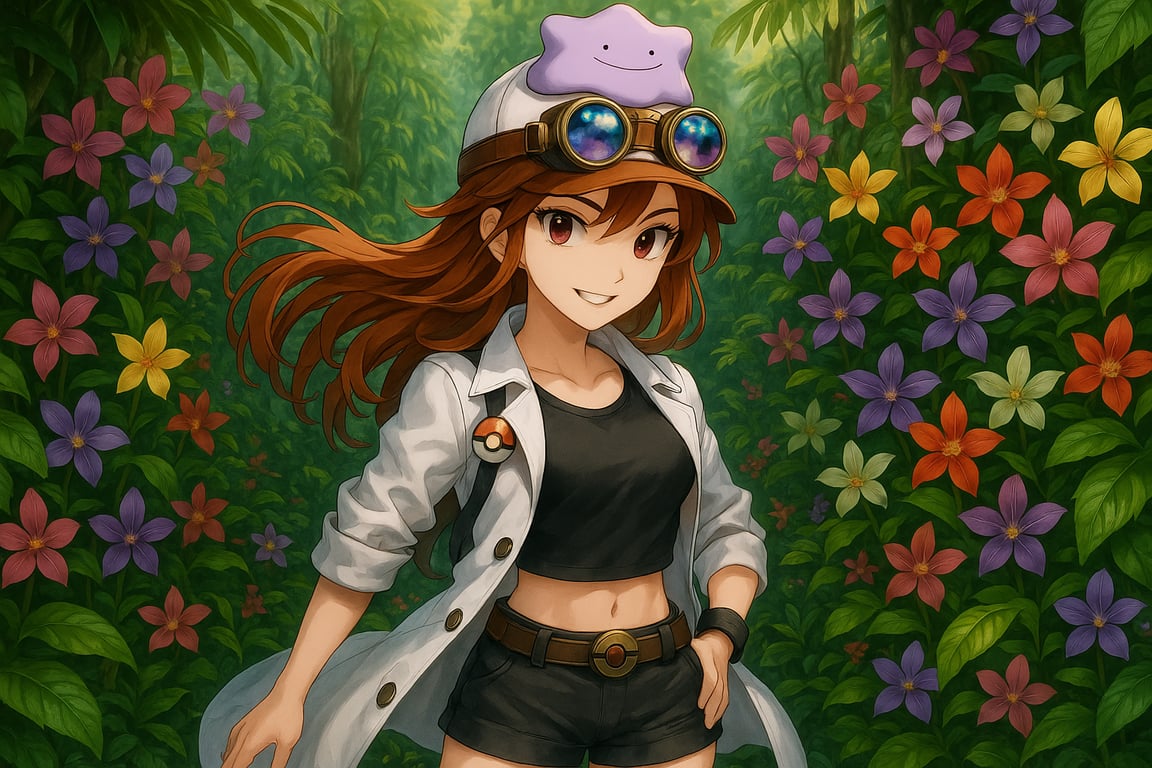 Cover art for Pokemon Safari 🌸, a pokemon scenario on AI Dungeon
