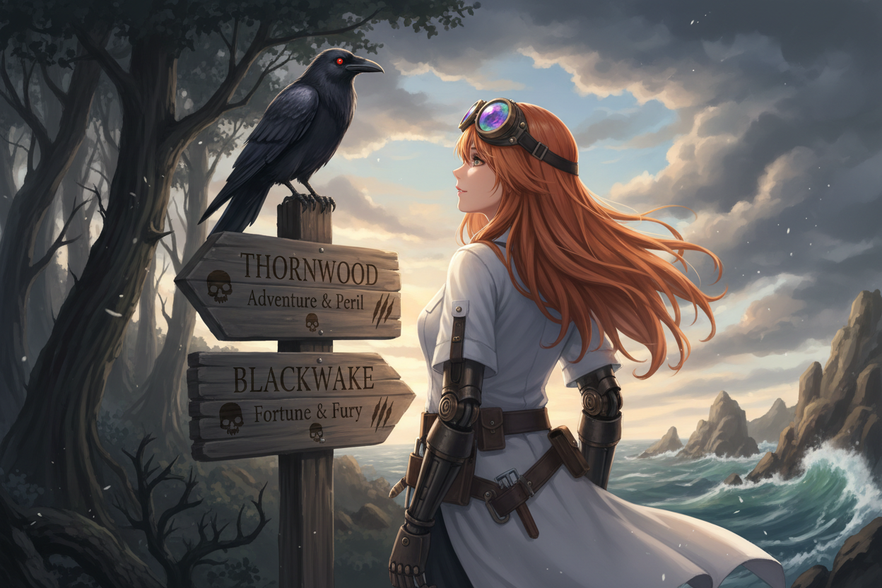 Cover art for Wright of Plays, an example tag scenario on AI Dungeon