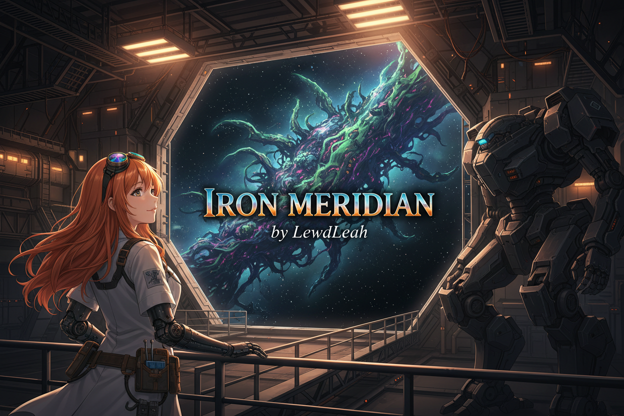Cover art for Iron Meridian, a mech scenario on AI Dungeon