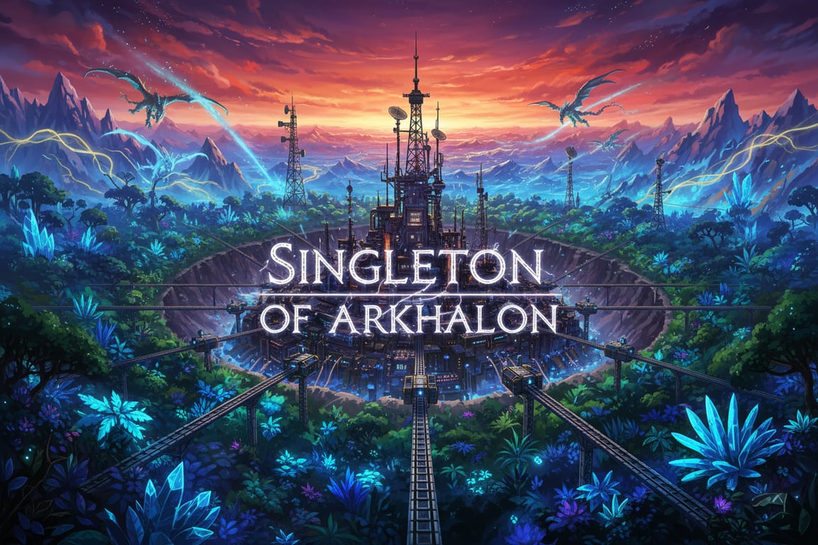 Cover art for Singleton of Arkhalon 📡, a fantasy scenario on AI Dungeon