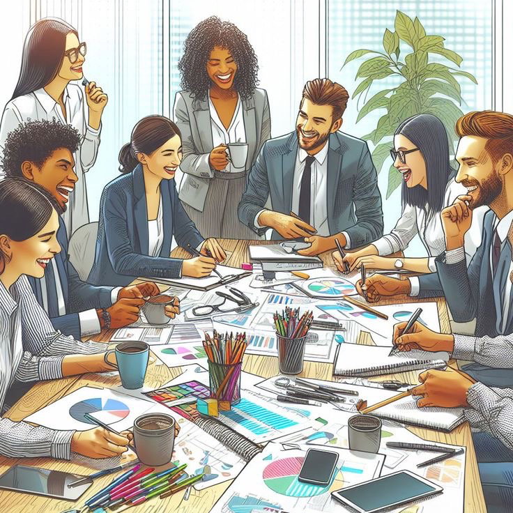 Cover art for The Office , an office scenario on AI Dungeon