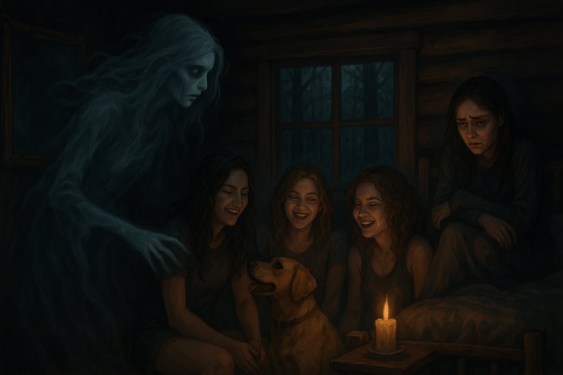 Cover art for Ghost in the Cabin, a ghost scenario on AI Dungeon