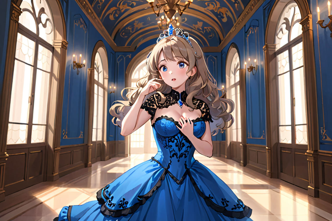 Cover art for I'm a Royal in a Novel?, a fantasy scenario on AI Dungeon